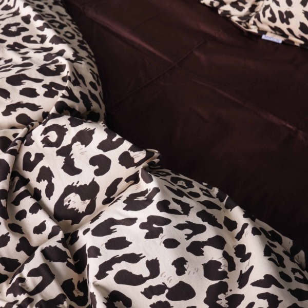 Фото - Комплект постельного белья MirSon 22-1409 Leopard Chic 220х240 (2200011122267)